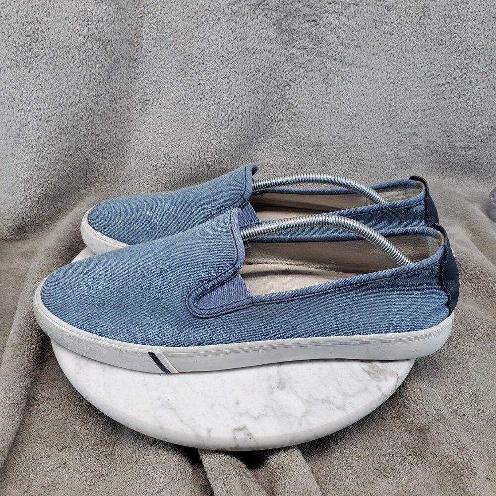 Johnnie O Shoes Mens Size 11.5 Blue Textile Slip On Stealth Sneaker *Read*